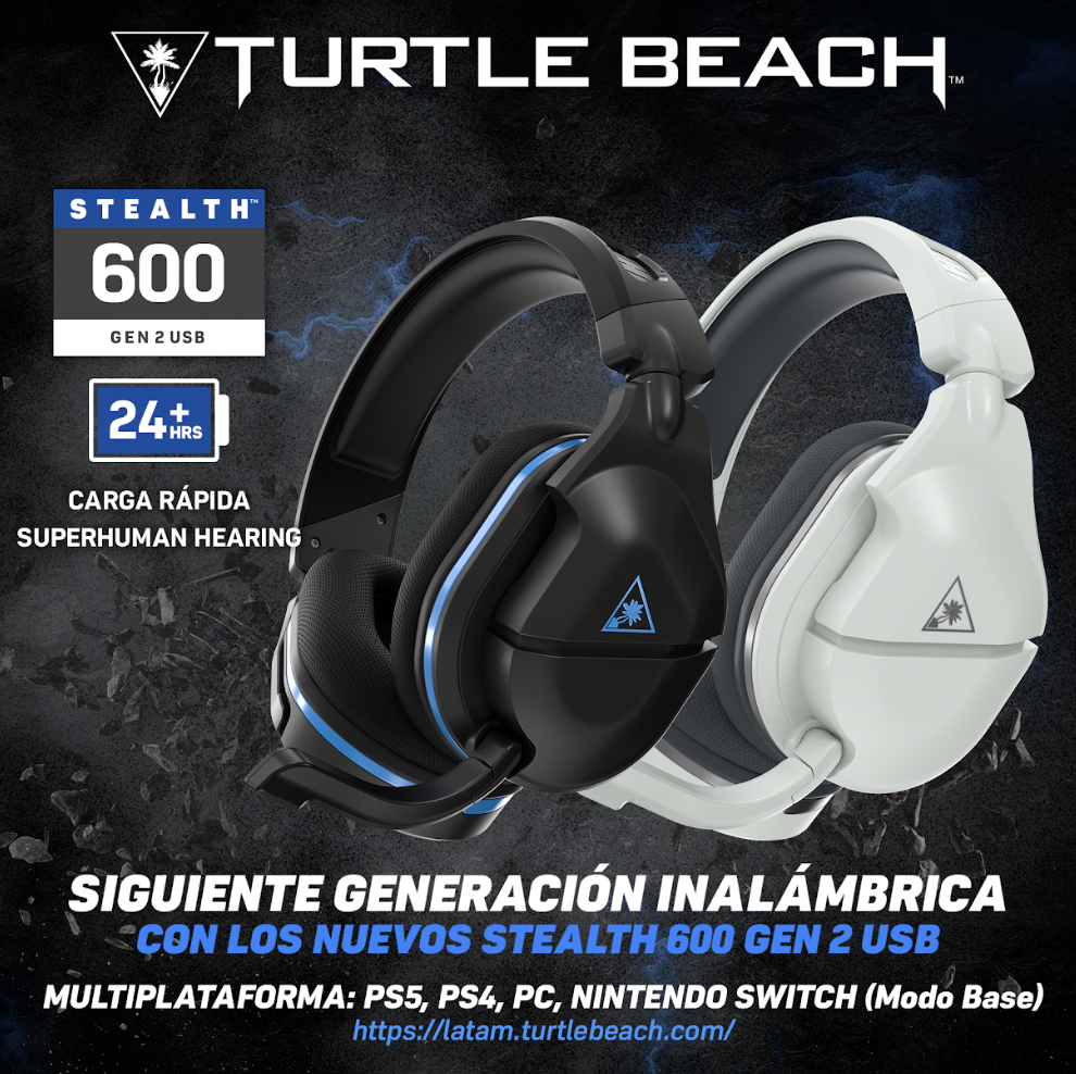 Stealth 600 Gen 2 MAX: Los nuevos auriculares multiplataforma de Turtle Beach 